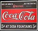 Coca-Cola Tin Sign