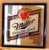 Miller Genuine Draft Vintage Square Bar Mirror