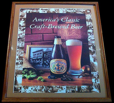 Anchor Steam Framed Print