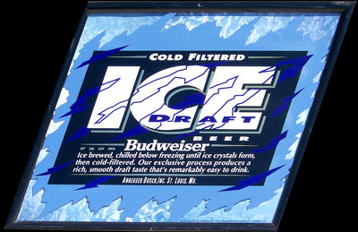 Budweiser Ice Draft Beer Mirror