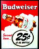 Budweiser Retro Tin Sign
