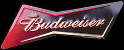 Budweiser Bow Tie Logo Collector Tin Sign