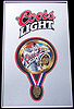 Coors Light Gold Medal Award Bar Sign