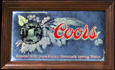 Coors Beer 1980 Vintage Smoked Glass Bar Mirror