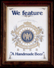 Henry's Weinhard's A Handmade Beer Oak Framed Bar Print – Collectible Bar Decor