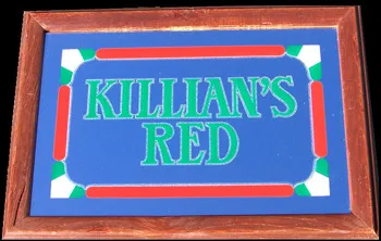 George Killians Irish Red 1993 Bar Mirror - KILLIANS RED