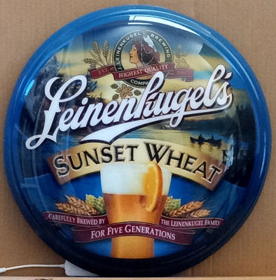 Leinenkugel’s Sunset Wheat Illuminated Globe Light off