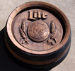 Miller Lite Beer - Barrel Head Bar Sign – Collectible Bar Decor