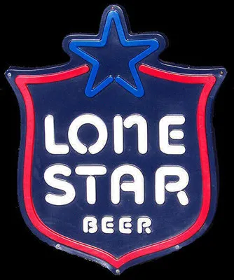 Lone Star Texas Beer Illuminated Badge Bar Sign