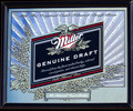 Miller Genuine Draft MGD 1998 Bar Mirror – Collectible Bar Decor