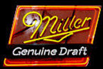 Miller Genuine Draft Vintage Neon Sign