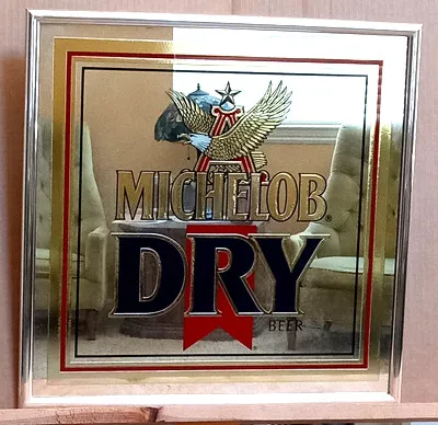 Michelob Dry Bar Mirror