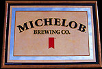 Michelob Brewing Company Bar Back Mirror