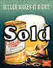Miller High Life 'Miller Makes It Right' Tin Sign