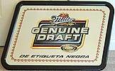 Miller Genuine Draft Spanish Black Label Mirror – Collectible Bar Decor
