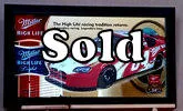 Miller High Life Racing Car #64 Dodge Charger Bar Mirror – Collectible Bar Decor