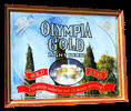 Olympia Gold Smoked Glass Mirror – Collectible Bar Decor