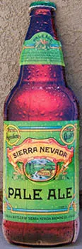 Sierra Nevada Tin Bottle Sign