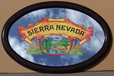 Sierra Nevada NEW Oval Bar Mirror Alternate View