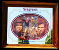 Seagram's Seven Crowns of Sports Collection - Baugh & Hutson Football Mirror