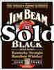 Jim Beam Black Tin Sign