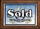 Old Crow Bourbon Whiskey Vintage Bar Mirror 2