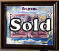Seagram's Seven Crowns of Sports Collection - St Louis Cardinals, The Gashouse Gang Vintage Baseball Bar Mirror