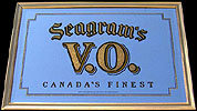 Seagrams VO Large Bar Back Mirror