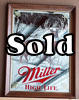 Miller High Life 1st Edition Sportsmens Series Deer Vintage Wildlife Bar Mirror