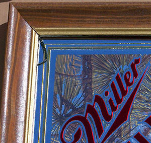 Miller High Life 'Sly' Diamond Wildlife Mirror