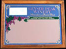Geyser Peak Winery Dry Erase Score/Menu Board Vintage Bar Mirror