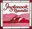 Inglenook Navalle Winery Simulated Stained Glass Translucent Sun Catcher