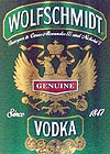 Wolfschmidt Vodka Dry Erase Score Board / Menu Board Vintage Bar Mirror