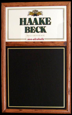 Haake Beck Oak Framed Chalk Board