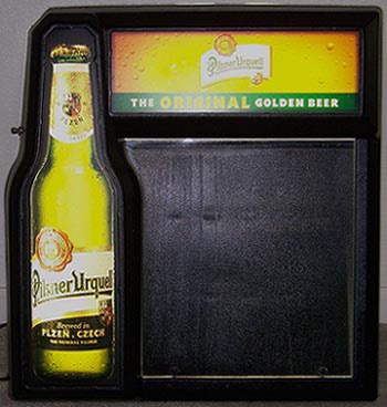 Pilsner Urquell Illuminated Scoreboard/Menuboard