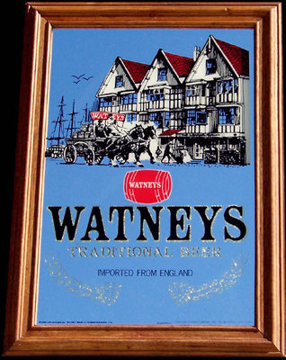 Watneys Red Barrel Traditional Beer Bar Mirror