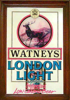 Watney's London Light Bar Mirror
